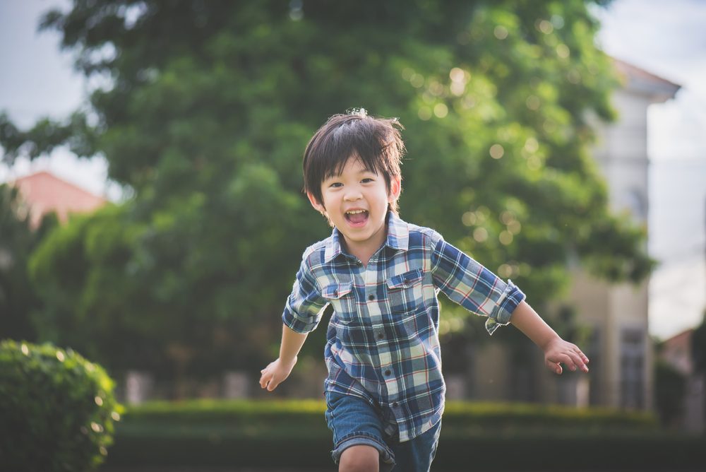 Ajudando seu filho a correr