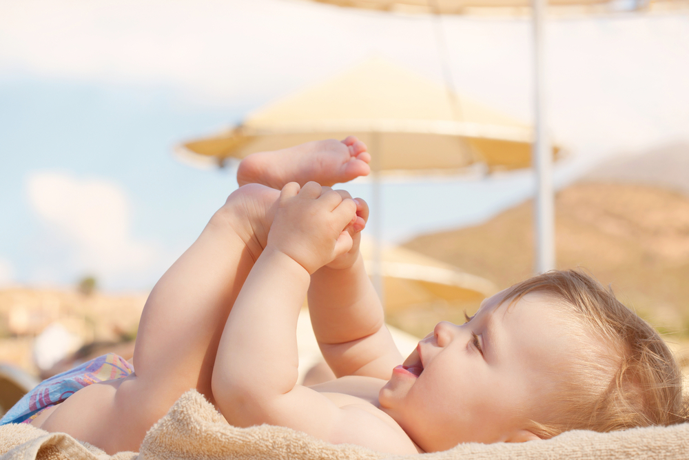 Como proteger o bebê do sol?